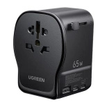 Adapter Ugreen S550 65W podróżny uniwersalny - czarny
