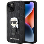 Karl Lagerfeld KLHCP14SSAKHPKK iPhone 14 6.1" black/black Saffiano Monogram Ikonik