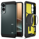 Spigen Tough Armor MagSafe Case für Samsung Galaxy S25 Edge - Grün/Schwarz