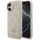 Guess 4G Strass Logo MagSafe Case für iPhone 17 - Pink