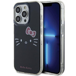 Hello Kitty IML Kitty Face Hülle für iPhone 14 Pro Max – Schwarz