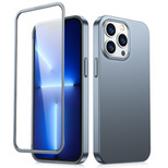 Joyroom 360 Full Case Cover für iPhone 13 Pro Back & Front Cover + Tempered Glass Grey (JR-BP935 tranish)