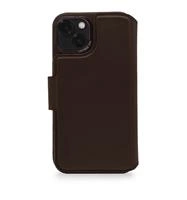 Etui Decoded Detachable Wallet Case skórzane z MagSafe z klapką do iPhone 14 Plus - brązowe