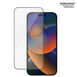 PanzerGlass Ultra-Wide Fit Antibakterielles gehärtetes Glas mit Positionierer für iPhone 14 Pro Max