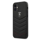 Ferrari FEHQUHCP12SBK iPhone 12 mini 5.4&quot; schwarz/schwarz Hardcase Off Track Quilted