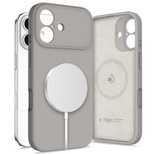 Tech-Protect Silicone MagSafe Case für iPhone 17 - Grau
