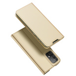 Dux Ducis Skin Pro Holster Cover Flip Cover for Samsung Galaxy A73 gold