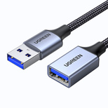 Ugreen extension cable adapter USB (male) - USB (female) 3.0 5Gb/s 0.5m gray (US115)