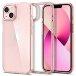 Etui Spigen Ultra Hybrid na iPhone 13 - różowo-przezroczyste