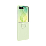 Samsung Silicone Ring Magnet Cover for Samsung Galaxy Z Flip 8 with MagSafe Compatible Ring - Green