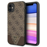 Guess 4G Triangle Collection Hülle für iPhone 11 6.1&quot; / Xr 6.1&quot; - Braun
