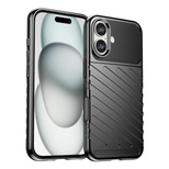 Thunder Case for iPhone 16 Plus Silicone Case - Black