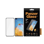 PanzerGlass E2E Super+ Panzerglas für Huawei P40 – mit schwarzem Rahmen