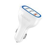 Dudao Autoladegerät Schnellladung Quick Charge 3.0 QC3.0 2,4A 18W 3x USB weiß (R7S weiß)