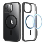 ESR Classic Hybrid Halolock-Hülle mit MagSafe für iPhone 15 – transparent und schwarz