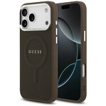 Guess Classic Logo MagSafe Case für iPhone 17 Pro - Braun