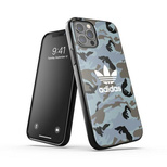 Etui Adidas OR SnapCase Camo na iPhone 12 / iPhone 12 Pro - niebiesko-czarne