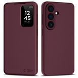 Tech-Protect Smart Wallet Case for Samsung Galaxy S26 - Burgundy
