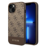 Guess GUHCP14MG4GLBR iPhone 14 Plus 6,7" brązowy/brown hard case 4G Stripe Collection