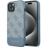 Guess 4G Stripe Collection case for iPhone 15 / 14 / 13 - blue