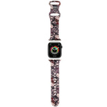 Hello Kitty Silikon-Tags-Graffiti-Armband für Apple Watch 38/40/41 mm – Rosa