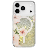 Uniq Coehl Fleurette Magnetische Ladehülle für iPhone 17 Pro – Transparent