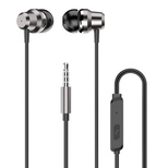 Dudao X10PRO in-ear headphones, wired, 3.5mm mini jack - black