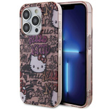 Hello Kitty IML Tags Graffiti case for iPhone 13 Pro / 13 - pink