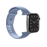 Puro Icon Armband für Apple Watch 44/45/46/49 mm – Blau