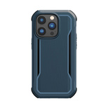 Raptic X-Doria Fort Case iPhone 14 Pro mit gepanzerter blauer MagSafe-Hülle