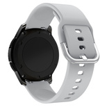 Silikonarmband TYS-Armband für Smartwatch, universell, 20 mm, grau