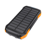 Powerbank Choetech B658 solarny 10000mAh 2x USB-A - czarno-pomarańczowy