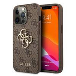 Guess GUHCP13L4GGMBR iPhone 13 Pro / 13 6.1&quot; brown/brown hardcase 4G Big Metal Logo