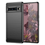 Carbon Case elastyczne etui pokrowiec Google Pixel 7 Pro czarny