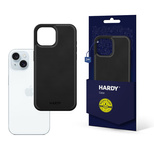 3mk Hardy Apple Silky Leather MagCase für Apple iPhone 15 Plus - Schwarz