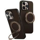 Uniq Keva Air Magclick Charging GripFit Case für iPhone 16 Pro - Braun