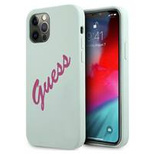 Guess GUHCP12LLSVSBF iPhone 12 Pro Max 6.7&quot; blue fuchsia/blue fuschia hardcase Silicone Vintage