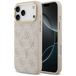 Guess 4G PU Classic Logo MagSafe Case für iPhone 17 Pro Max - Pink