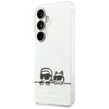 Etui Karl Lagerfeld IML Peekaboo Karl&Choupette MagSafe na Samsung Galaxy S26 Plus - przezroczyste