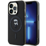 Karl Lagerfeld KLHMP15XHFCKNOK iPhone 15 Pro Max 6.7&quot; black/black hardcase IML Ikonik MagSafe