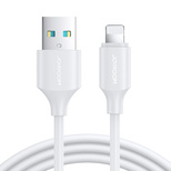 Joyroom Long-Lasting Series A9 USB-A / Lightning 2,4A-Kabel 1 m – weiß