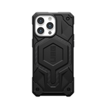 UAG Monarch Pro Hülle mit MagSafe für iPhone 15 Pro Max – schwarzer Carbon