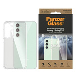 PanzerGlass HardCase antibakterielle, in Militärqualität zertifizierte Hülle für Samsung Galaxy S23 FE – transparent