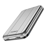 Choetech B655 Mini kabellose magnetische Powerbank 5000 mAh – Silber