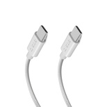 Fabric cable with USB-C USB-C 2m 60W Gray