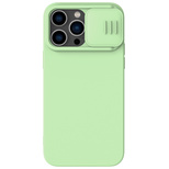 Nillkin CamShield Silky Silicone Case iPhone 14 Pro case with camera cover green