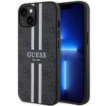 Guess GUHMP14SP4RPSK iPhone 14 6.1" black/black hardcase 4G Printed Stripes MagSafe