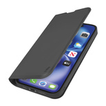 SBS Wallet Smooth Case für iPhone 16e / 17e mit Klappdeckel – Schwarz