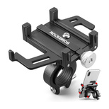 Rockbros 699-BK Aluminum Alloy Bike Phone Holder - Black - OUTLET