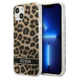 Guess GUHCP13SHSLOW iPhone 13 mini 5.4&quot; brown/brown hardcase Leopard